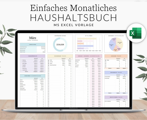 Monatliches Haushaltsbuch